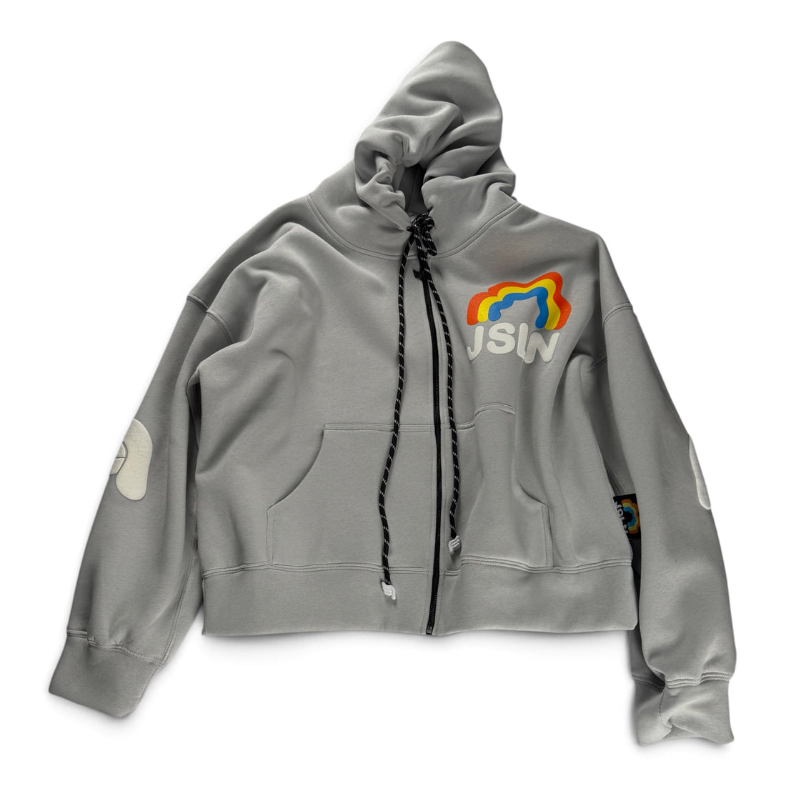 HOODIE ZIP RAINBOW ELEPHANT
