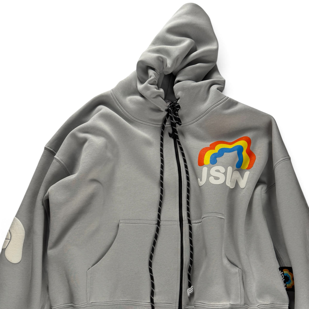 HOODIE ZIP RAINBOW ELEPHANT
