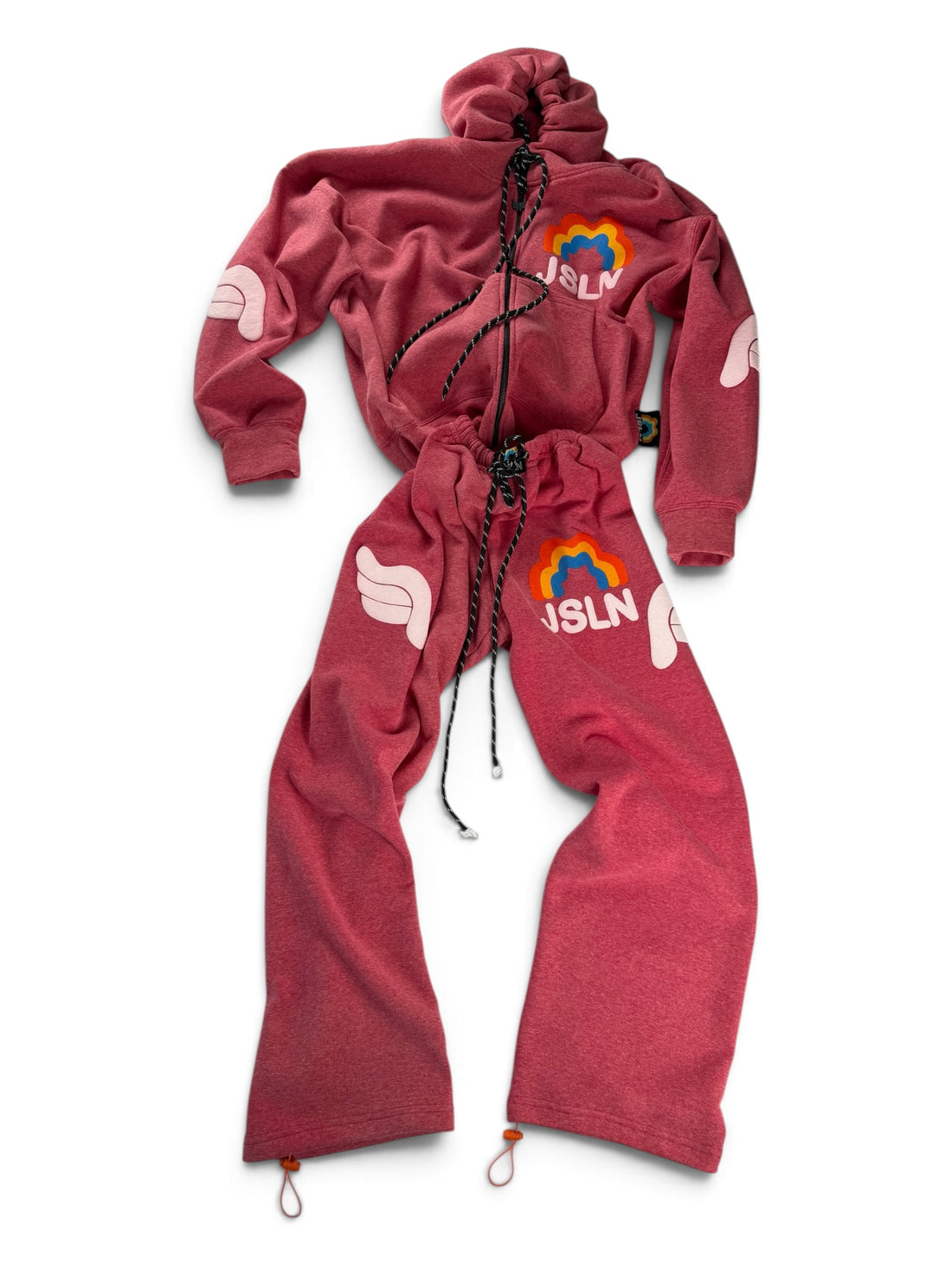 HOODIE ZIP RAINBOW STRAWBERRY