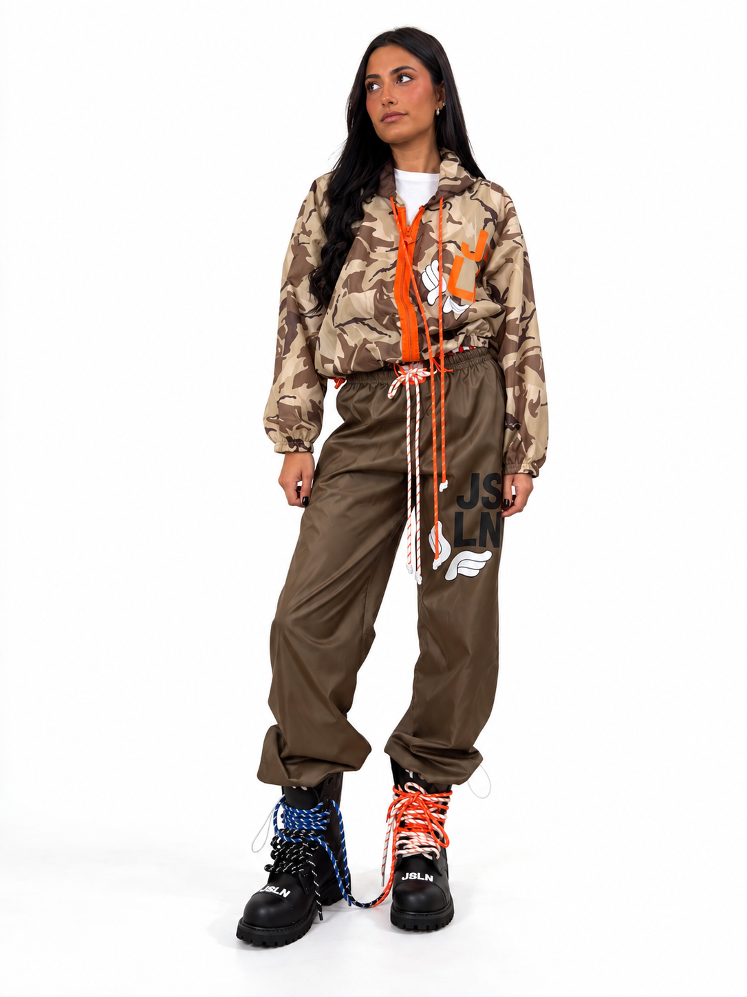 HOODIE ZIP PARACHUTE NOIR CAMO