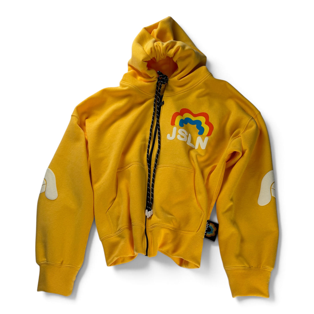 HOODIE ZIP RAINBOW YELLOW
