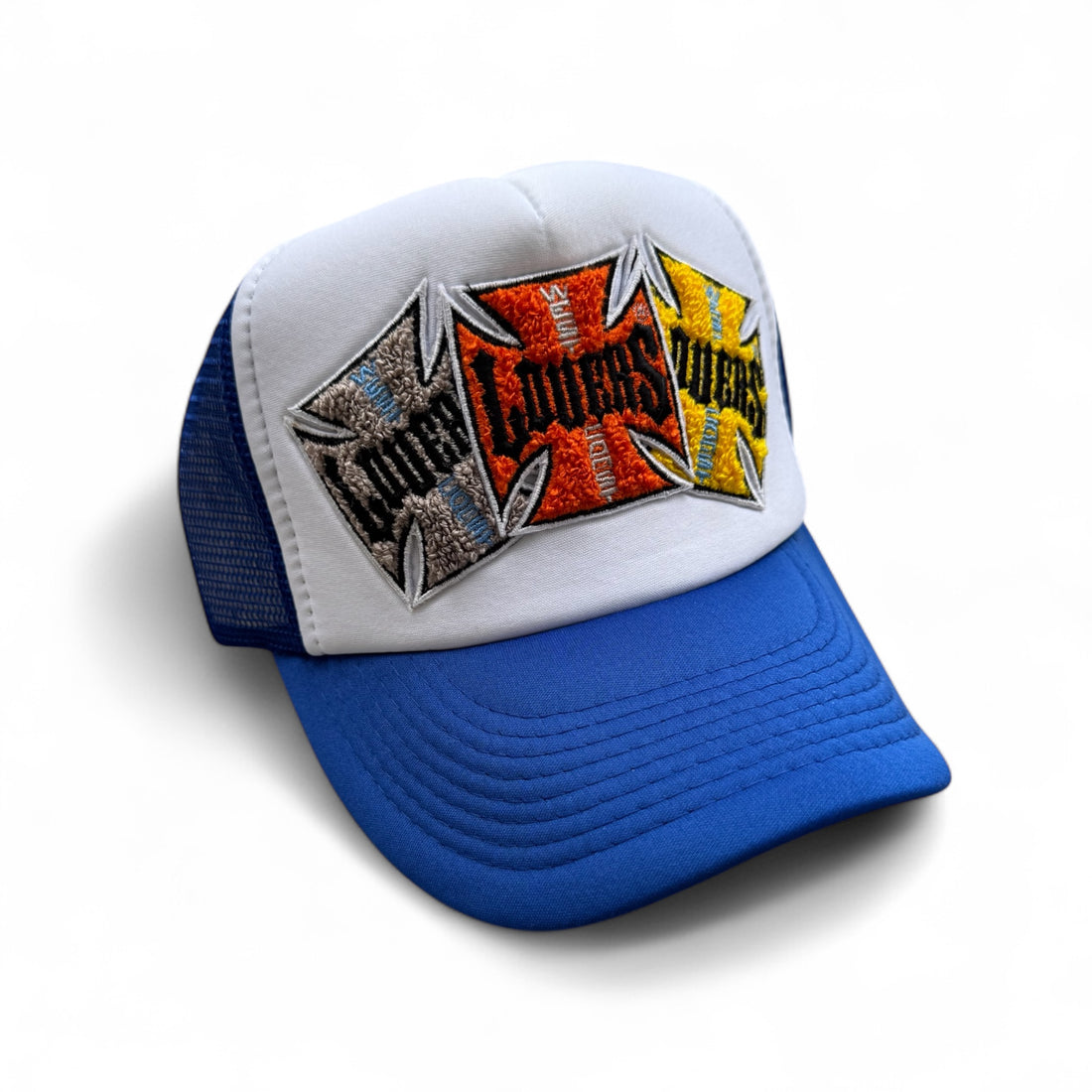 LOVERS WHITE BLUE CAP