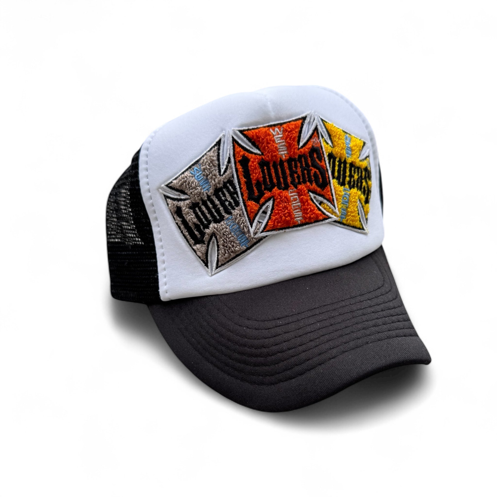 LOVERS BLACK WHITE CAP