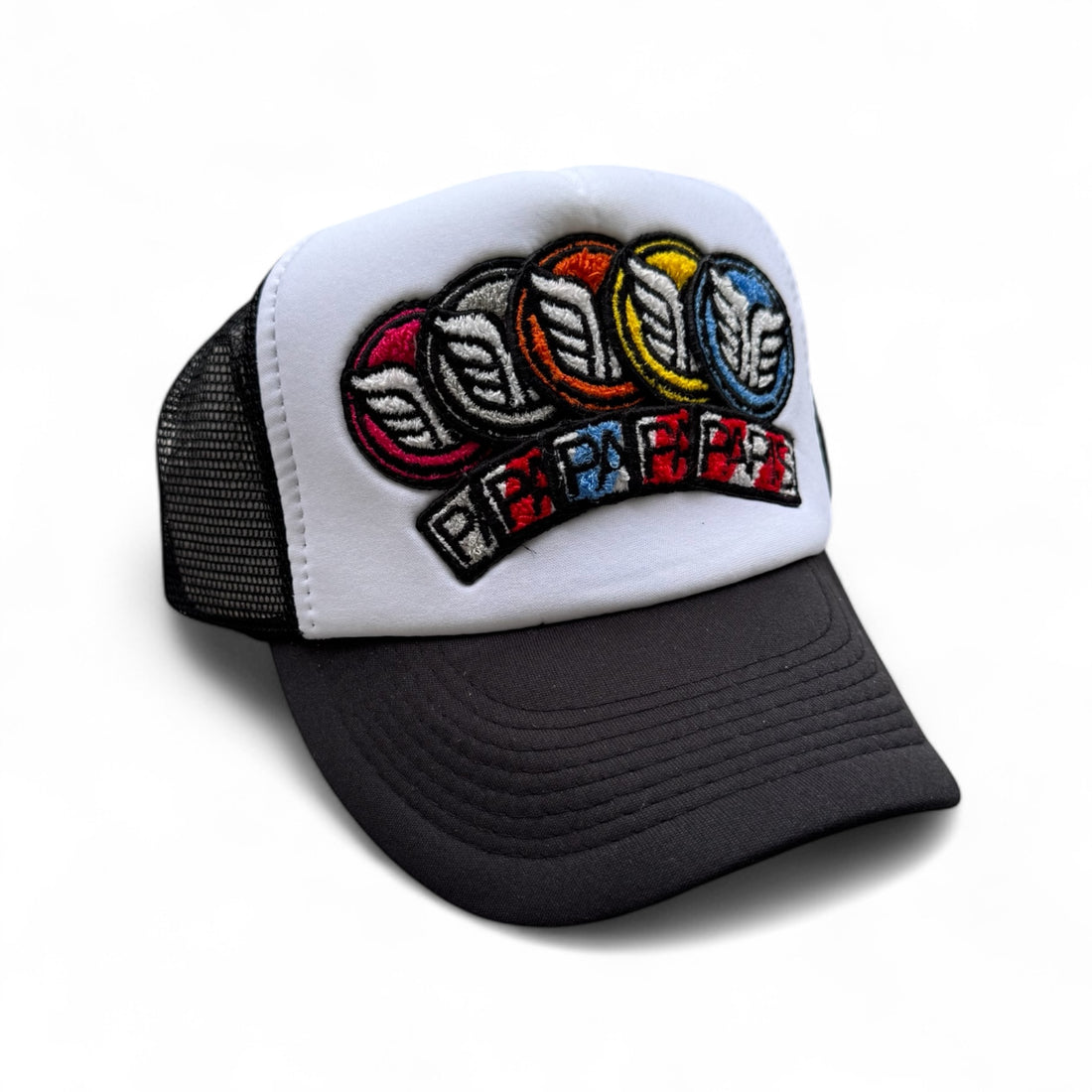 OLYMPIC BLACK WHITE CAP