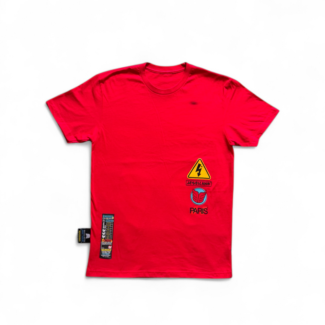 RED WARNING TEE