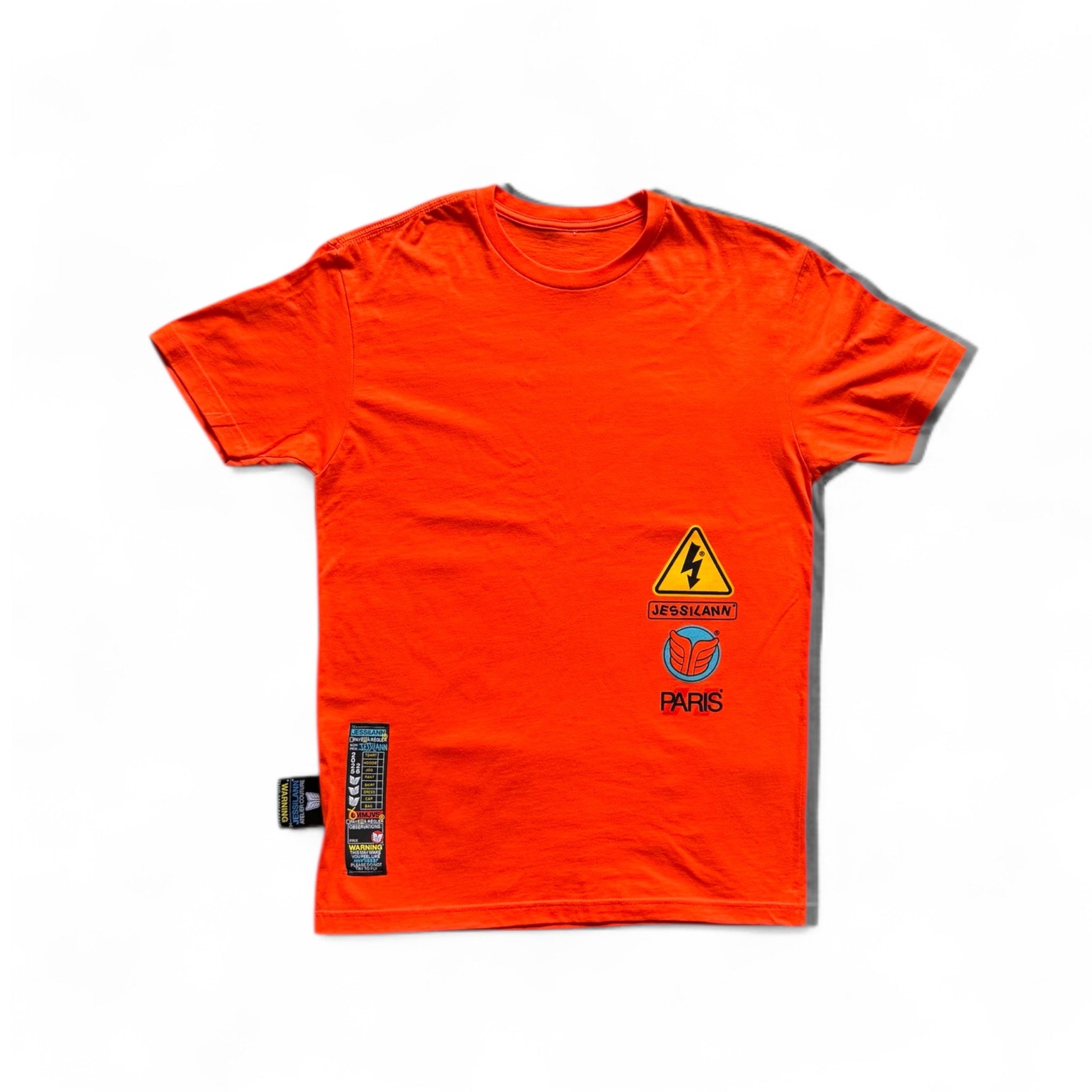ORANGE WARNING TEE