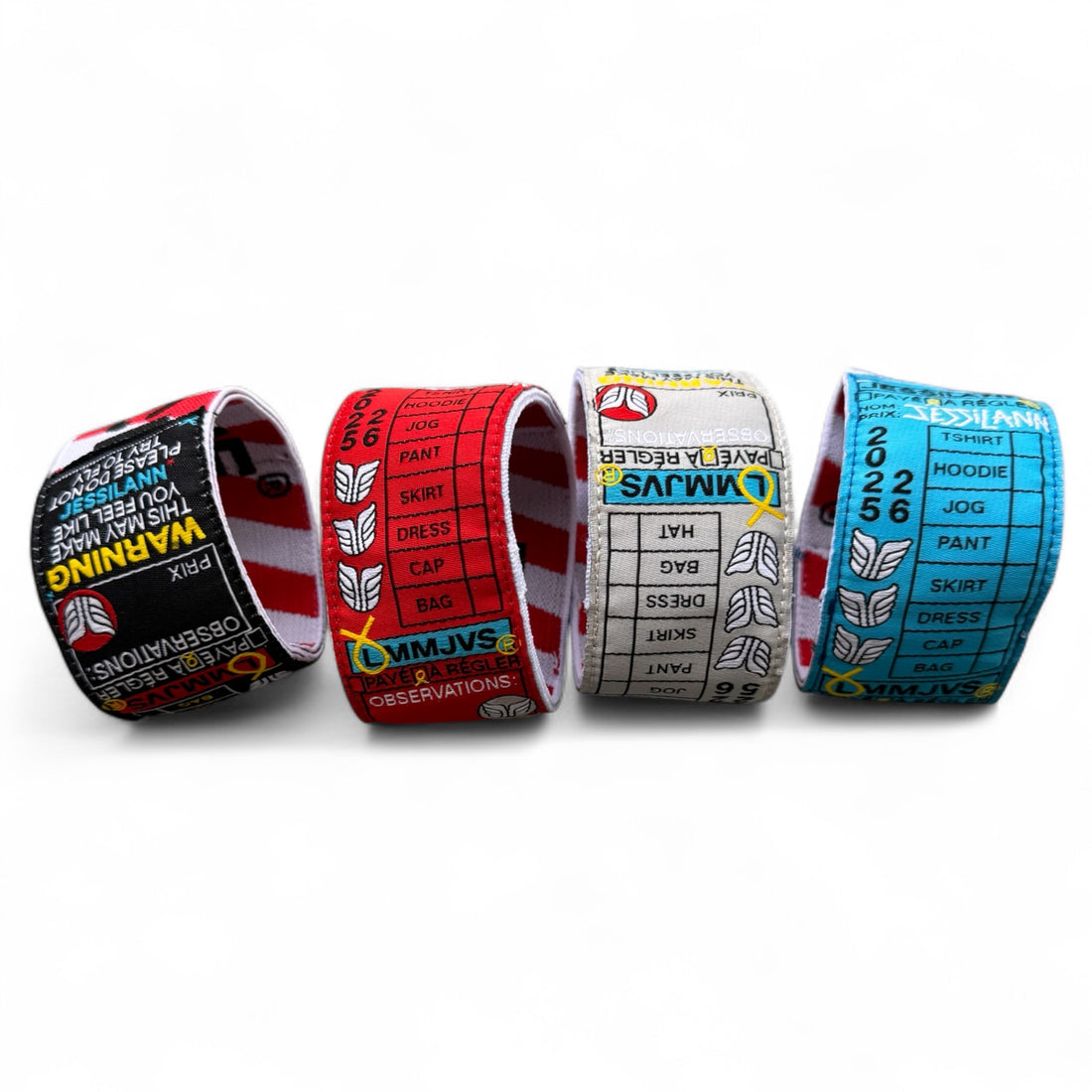 BRACELET BLACK PRESSING LABEL