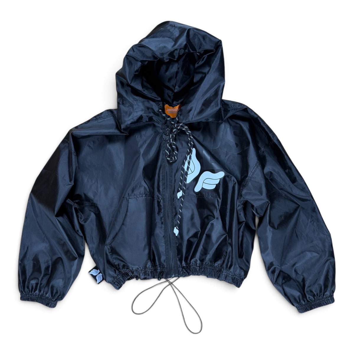 HOODIE ZIP PARACHUTE NOIR
