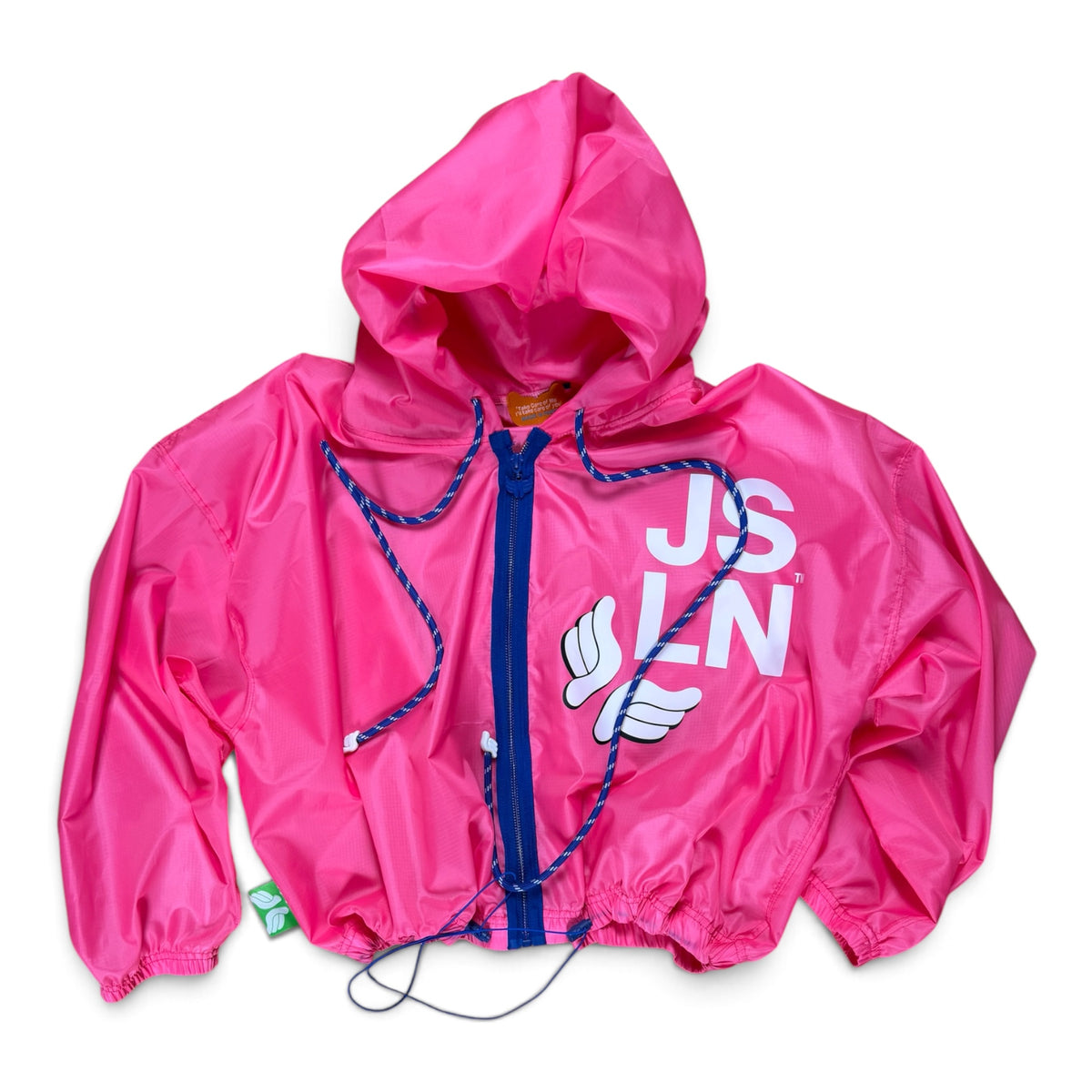 HOODIE ZIP PARACHUTE ROSE