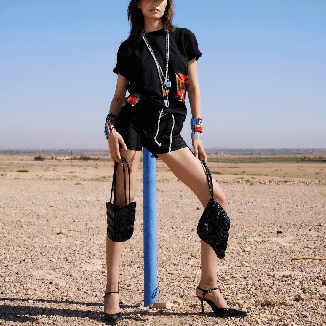 VEGAN LEATHER ANGEL POCKET