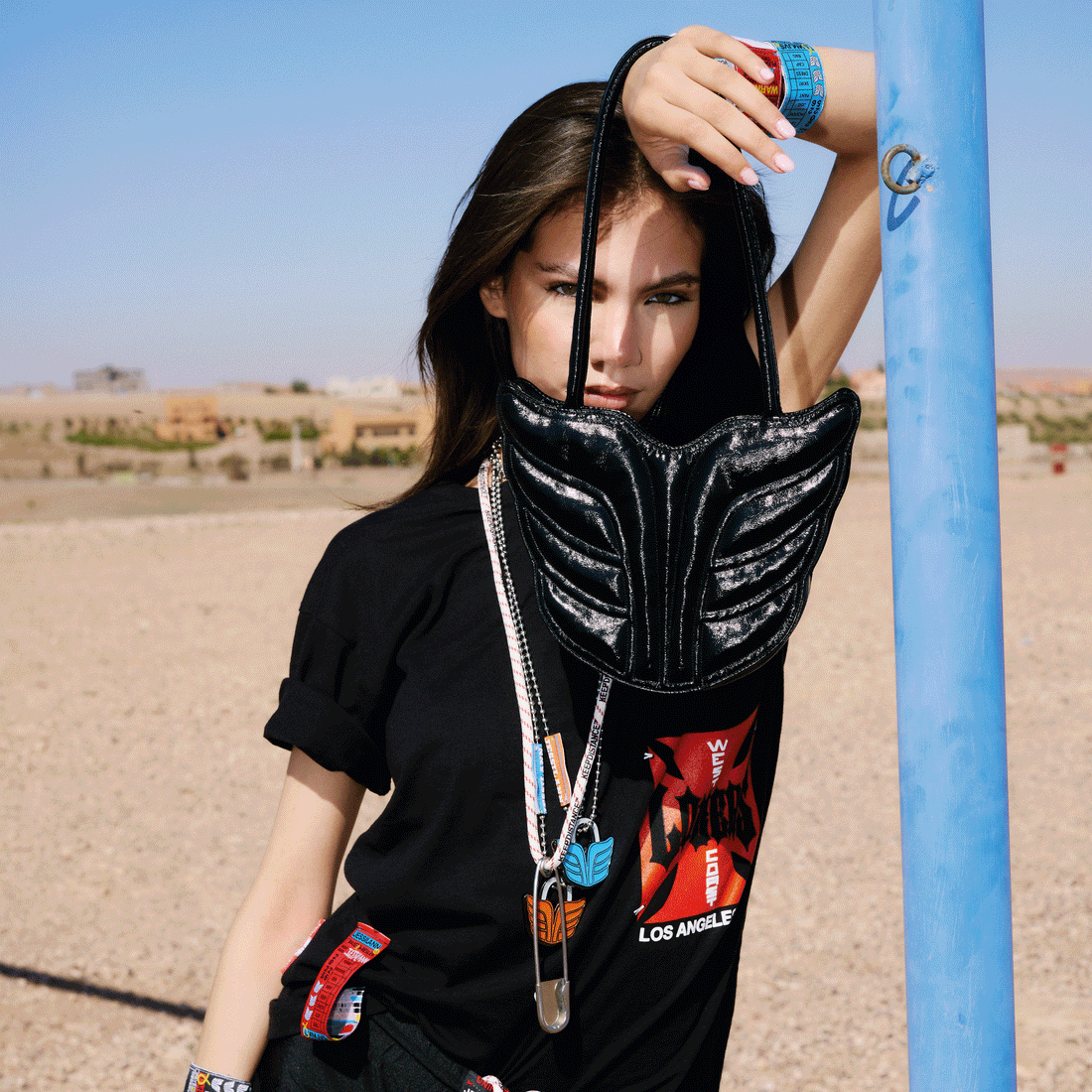 VEGAN LEATHER CANDY BAG