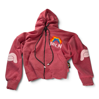 HOODIE ZIP RAINBOW STRAWBERRY