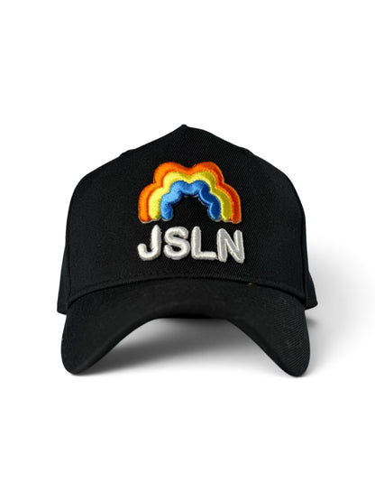 RAINBOW 🌈CAP🌈BLACK