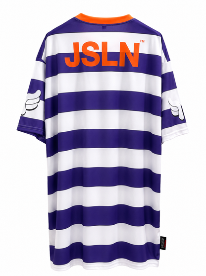WHITE BLUE JSLN UNISEX FOOTBALL SET