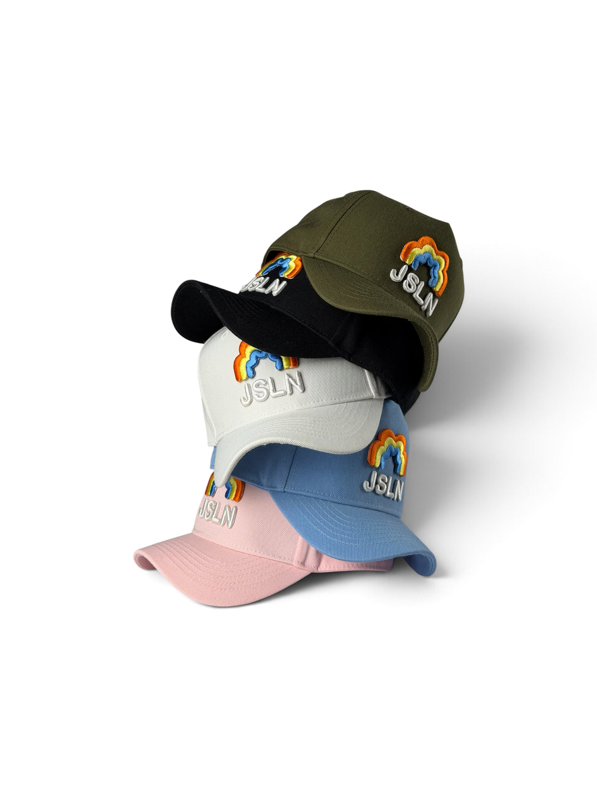 RAINBOW 🌈CAP🌈BLACK