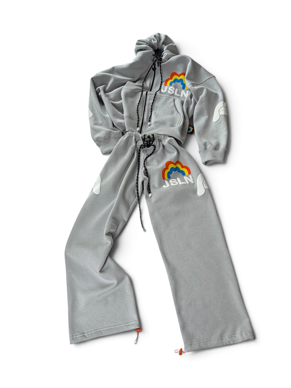 HOODIE ZIP RAINBOW ELEPHANT