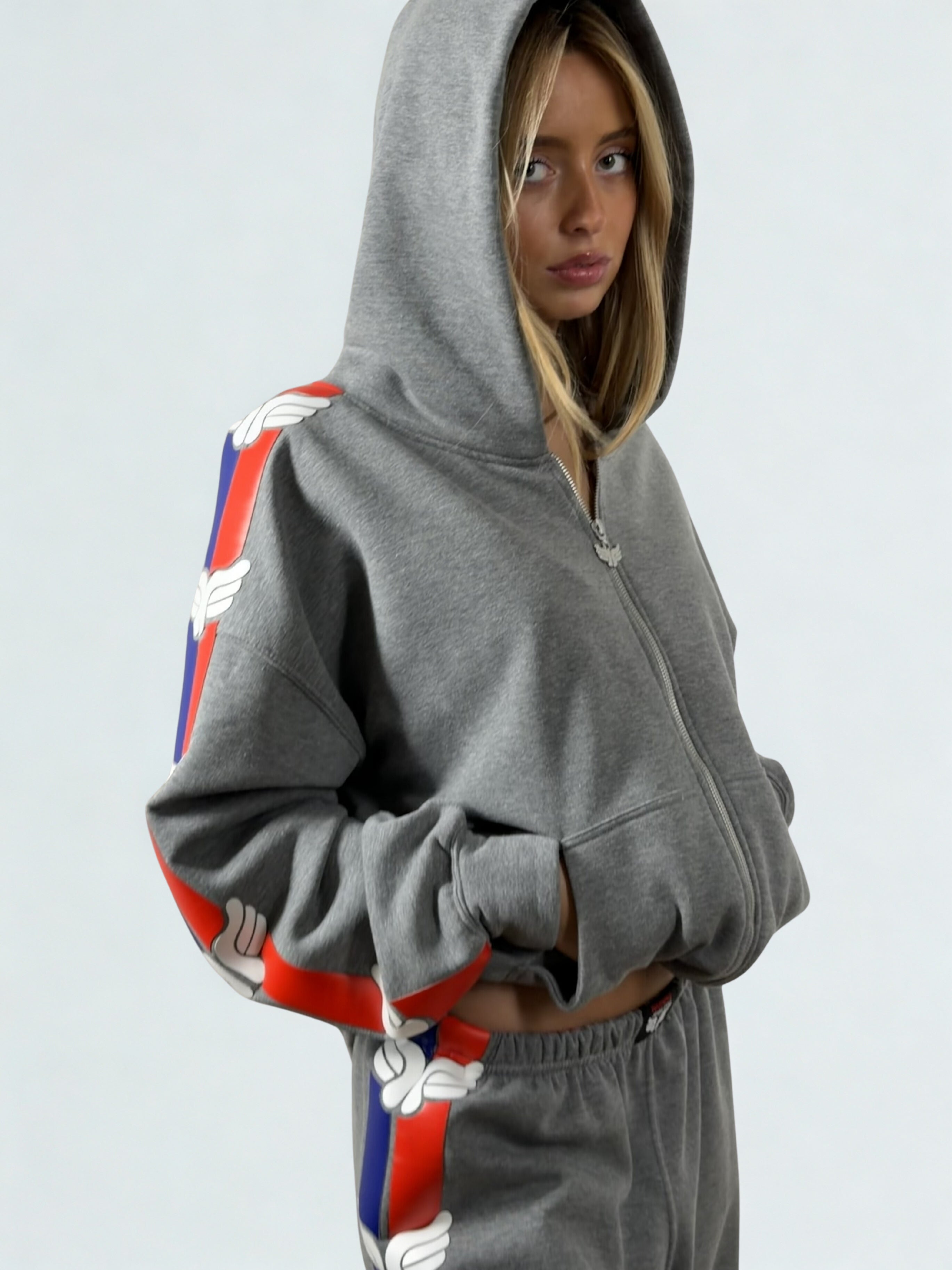 AMERICANA HOODIE GREY