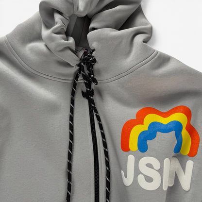 HOODIE ZIP RAINBOW ELEPHANT