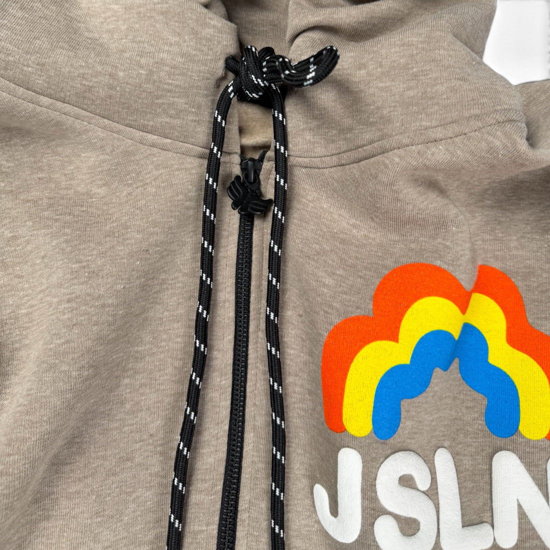 HOODIE ZIP RAINBOW SAND