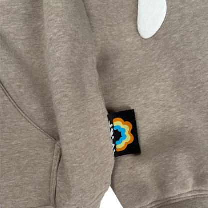 HOODIE ZIP RAINBOW SAND