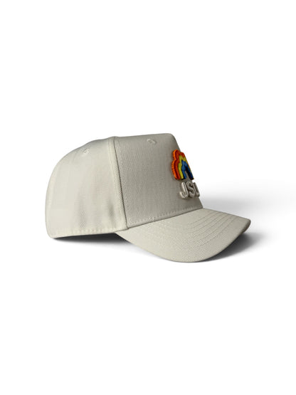 RAINBOW 🌈CAP🌈OFF-WHITE