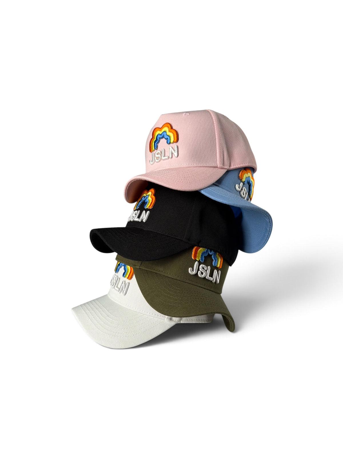RAINBOW 🌈CAP🌈BLACK