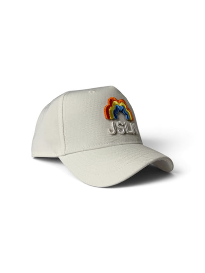 RAINBOW 🌈CAP🌈OFF-WHITE