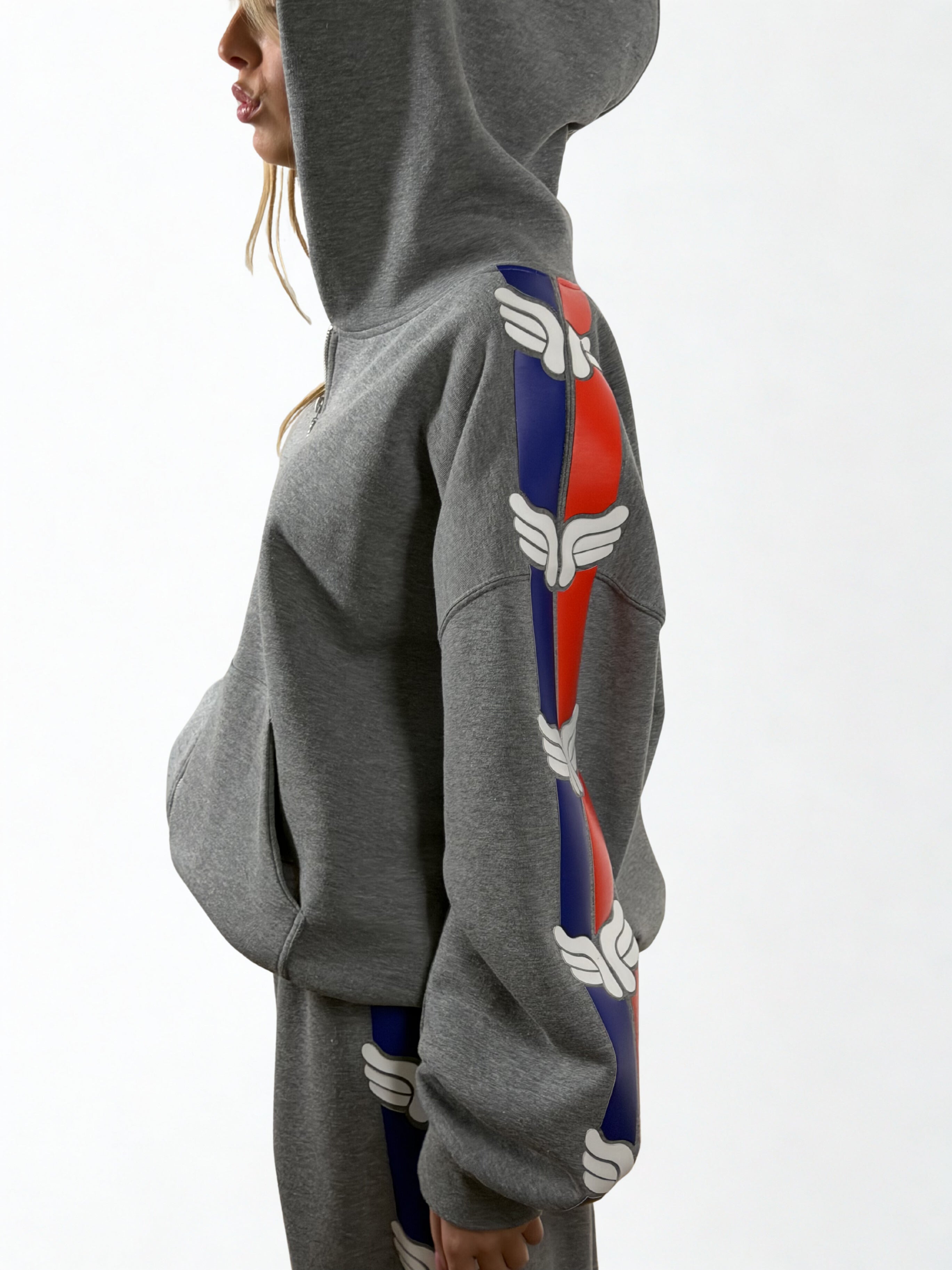 AMERICANA HOODIE GREY