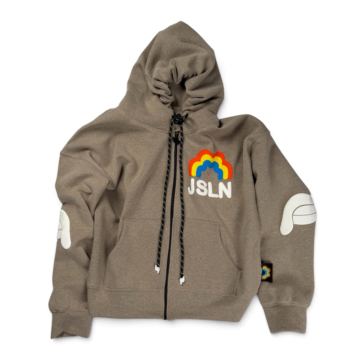 HOODIE ZIP RAINBOW SAND