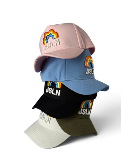 RAINBOW 🌈CAP🌈BLACK
