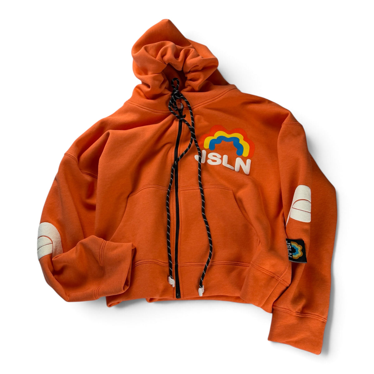 HOODIE ZIP RAINBOW ORANGE