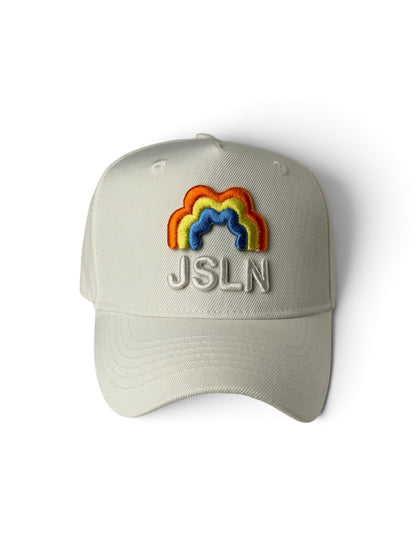 RAINBOW 🌈CAP🌈OFF-WHITE