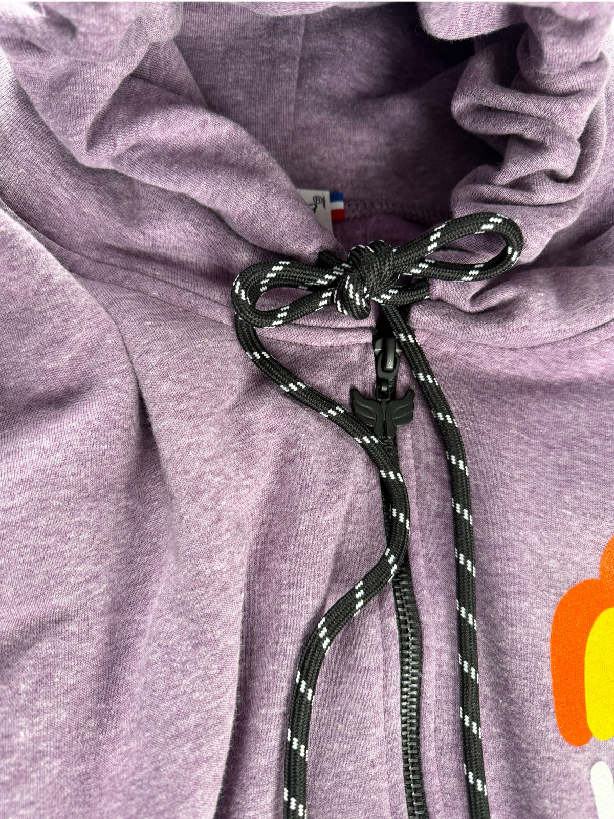 HOODIE ZIP RAINBOW PURPLE
