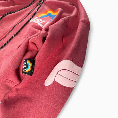 HOODIE ZIP RAINBOW STRAWBERRY