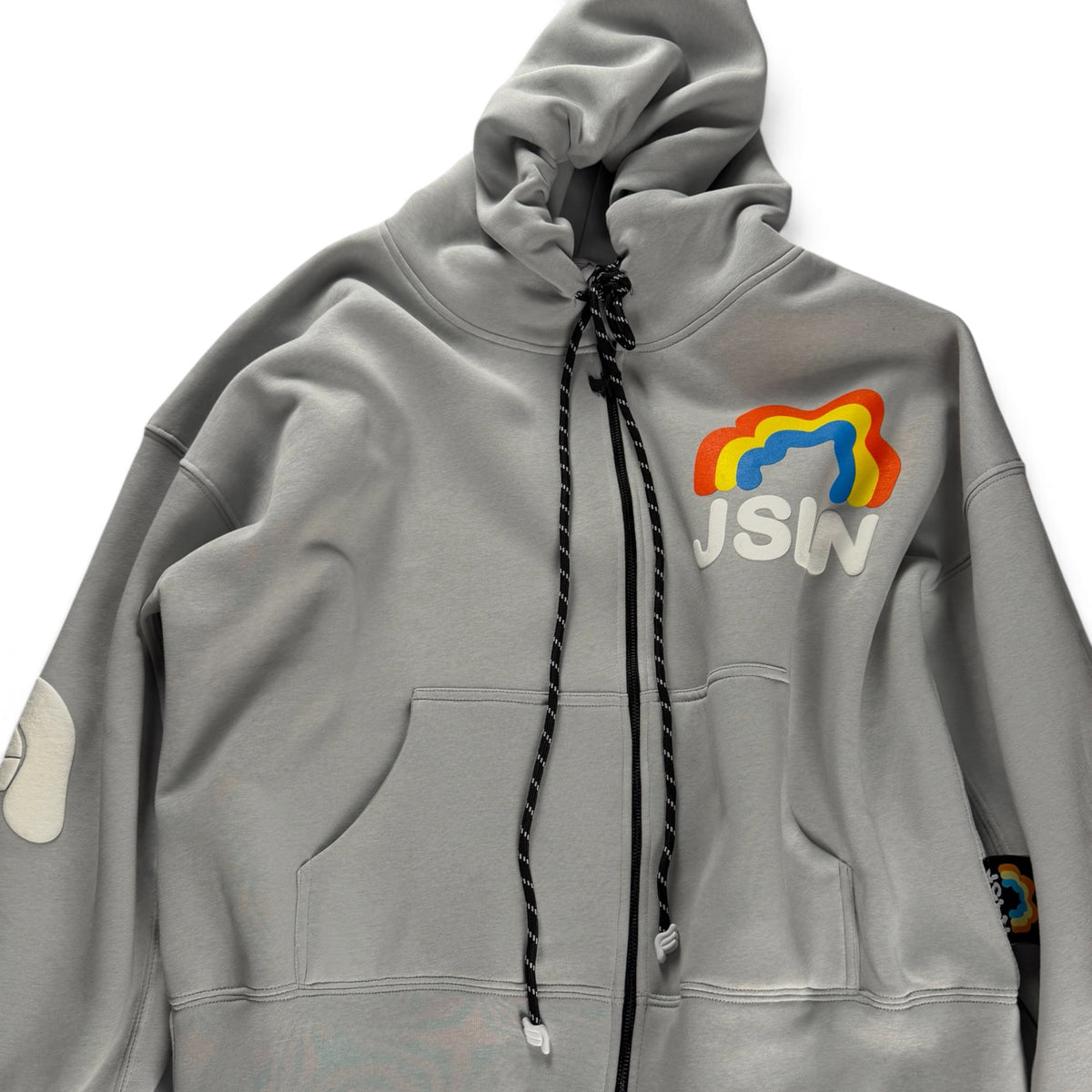 HOODIE ZIP RAINBOW ELEPHANT