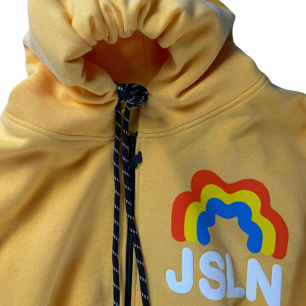 HOODIE ZIP RAINBOW YELLOW