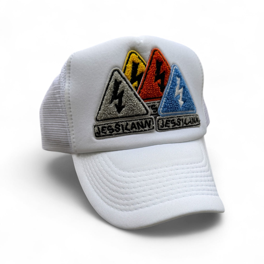 WARNING WHITE CAP