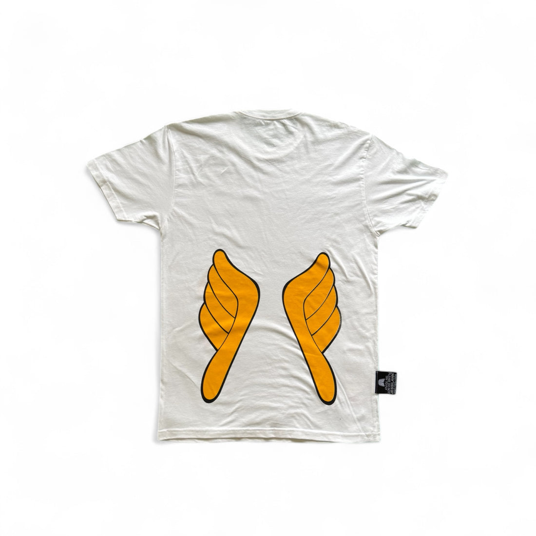 WHITE WARNING TEE