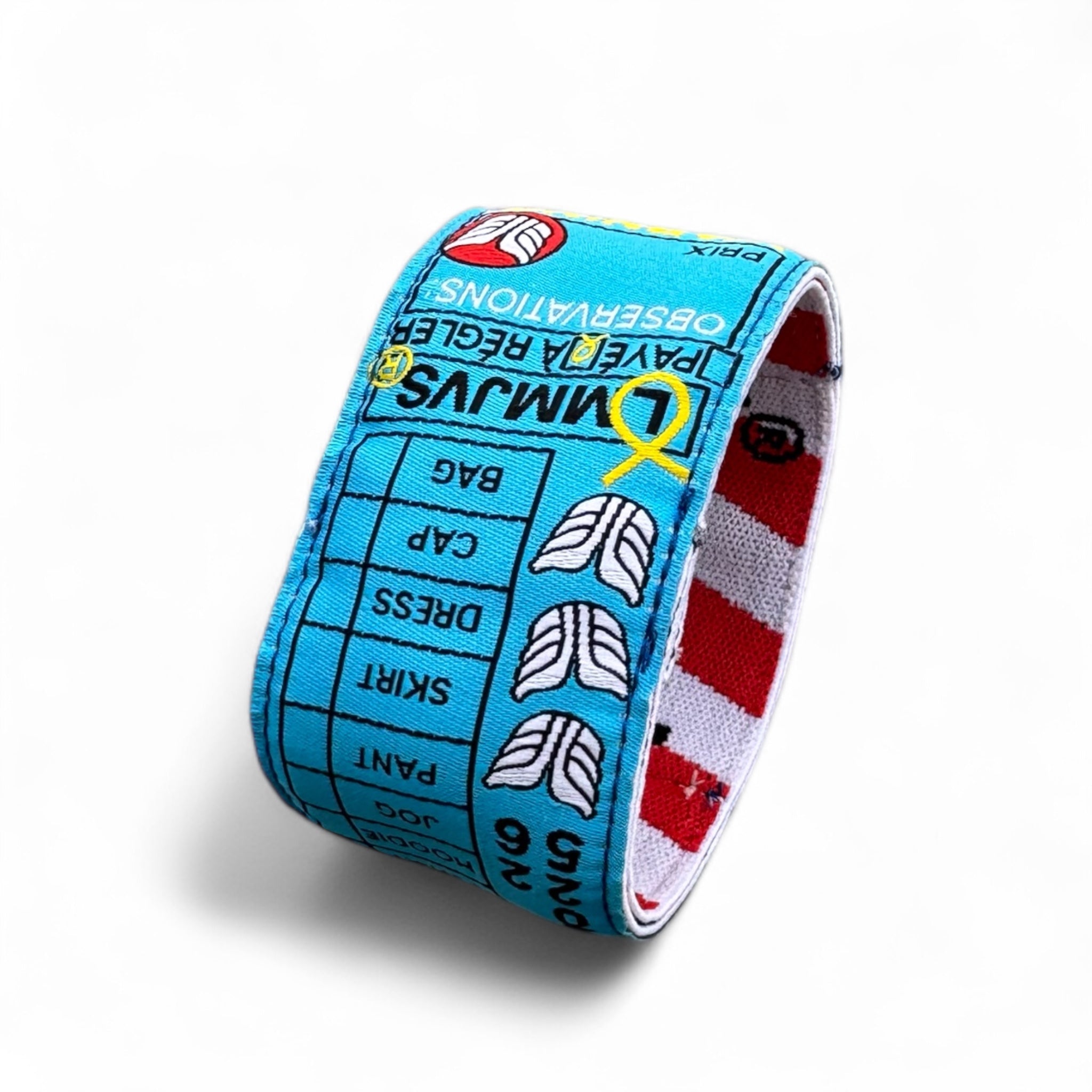 BRACELET BLUE  PRESSING LABEL