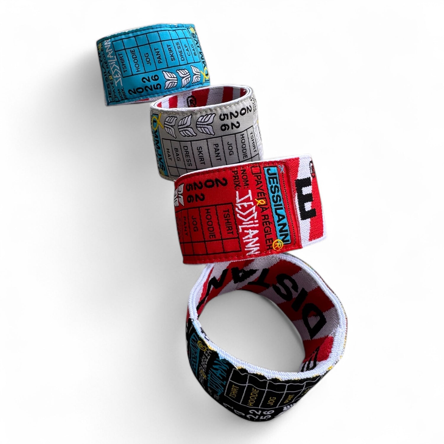 BRACELET BLUE  PRESSING LABEL