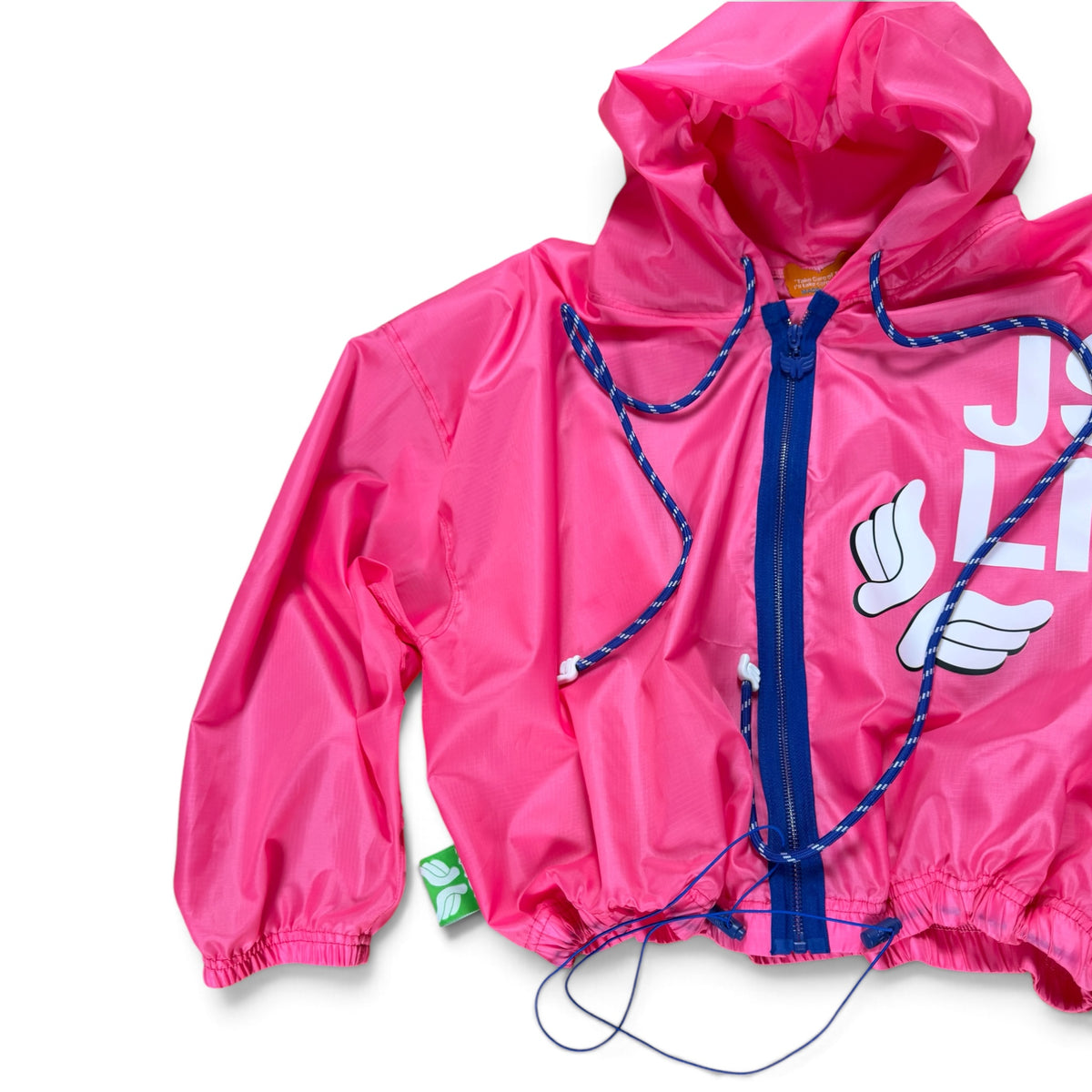 HOODIE ZIP PARACHUTE ROSE
