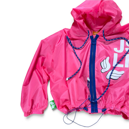 HOODIE ZIP PARACHUTE ROSE