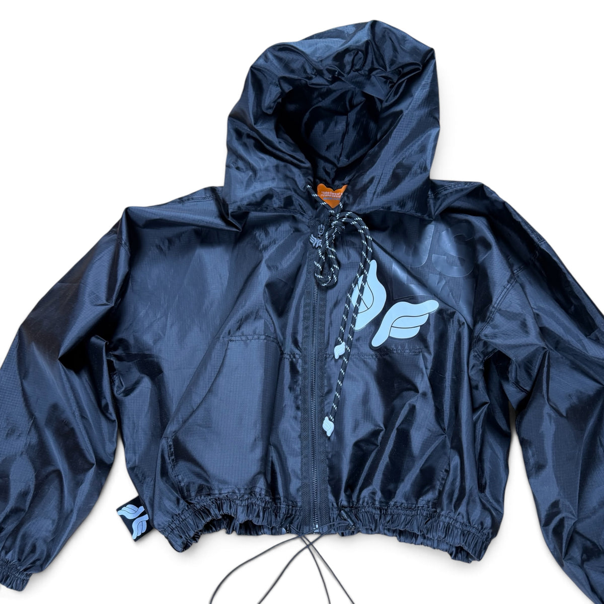 HOODIE ZIP PARACHUTE NOIR