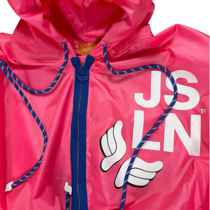 HOODIE ZIP PARACHUTE ROSE