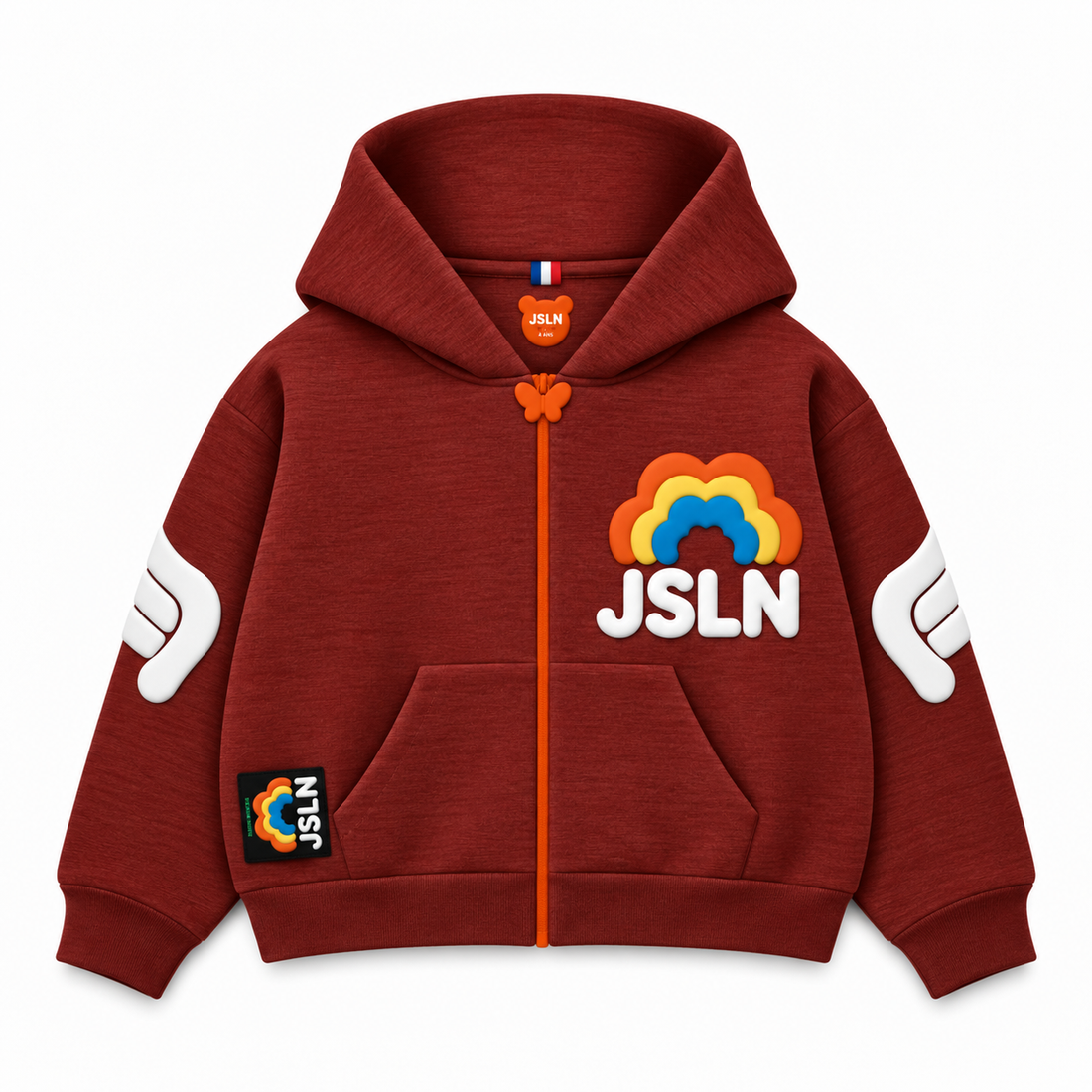 KIDS👼🏼HOODIES🌈TERRACOTA🌈RAINBOW