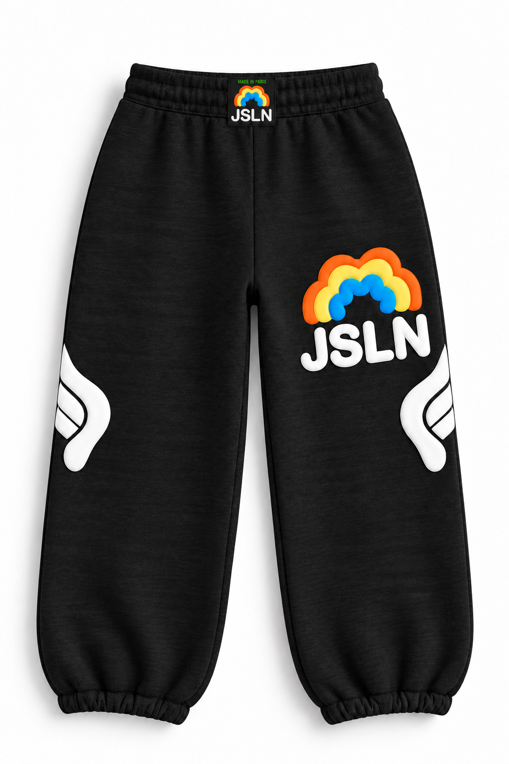 KIDS👼🏼JOG🌈BLACK🌈RAINBOW